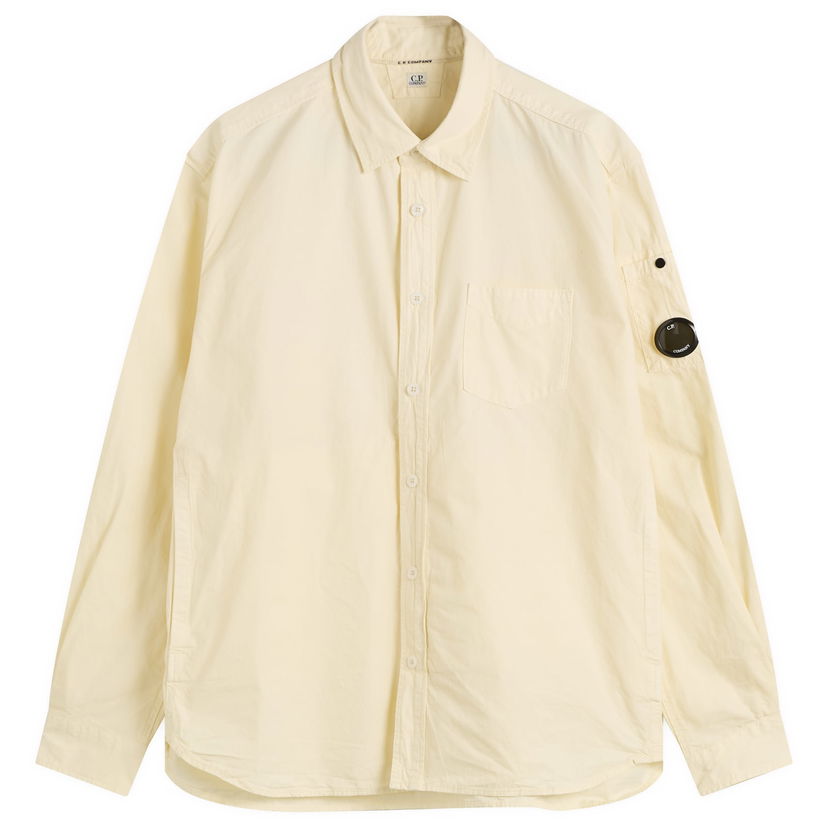Paita C.P. Company Microreps Lens Shirt, Size Large Keltainen | 19CMSH270A-110324G-402