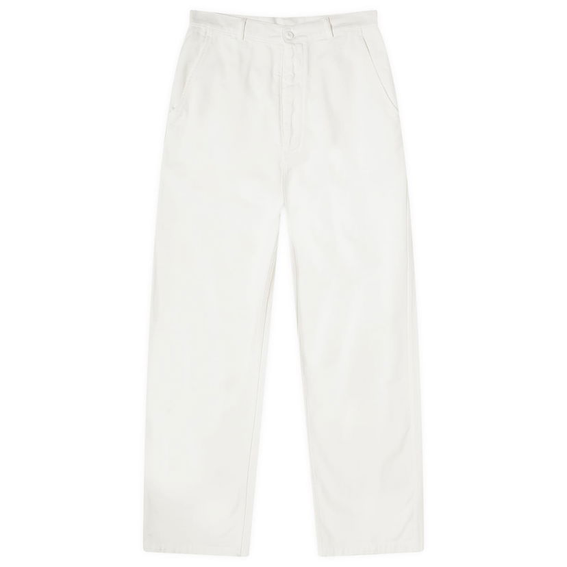 Jeans Maison Margiela Canvas in Off White Valkoinen | SH2KA0005-S30653-101