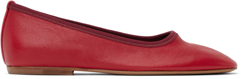 Mekko Dries Van Noten Dries Van Noten Leather Ballerina Flats Punainen | WS251-1634-140