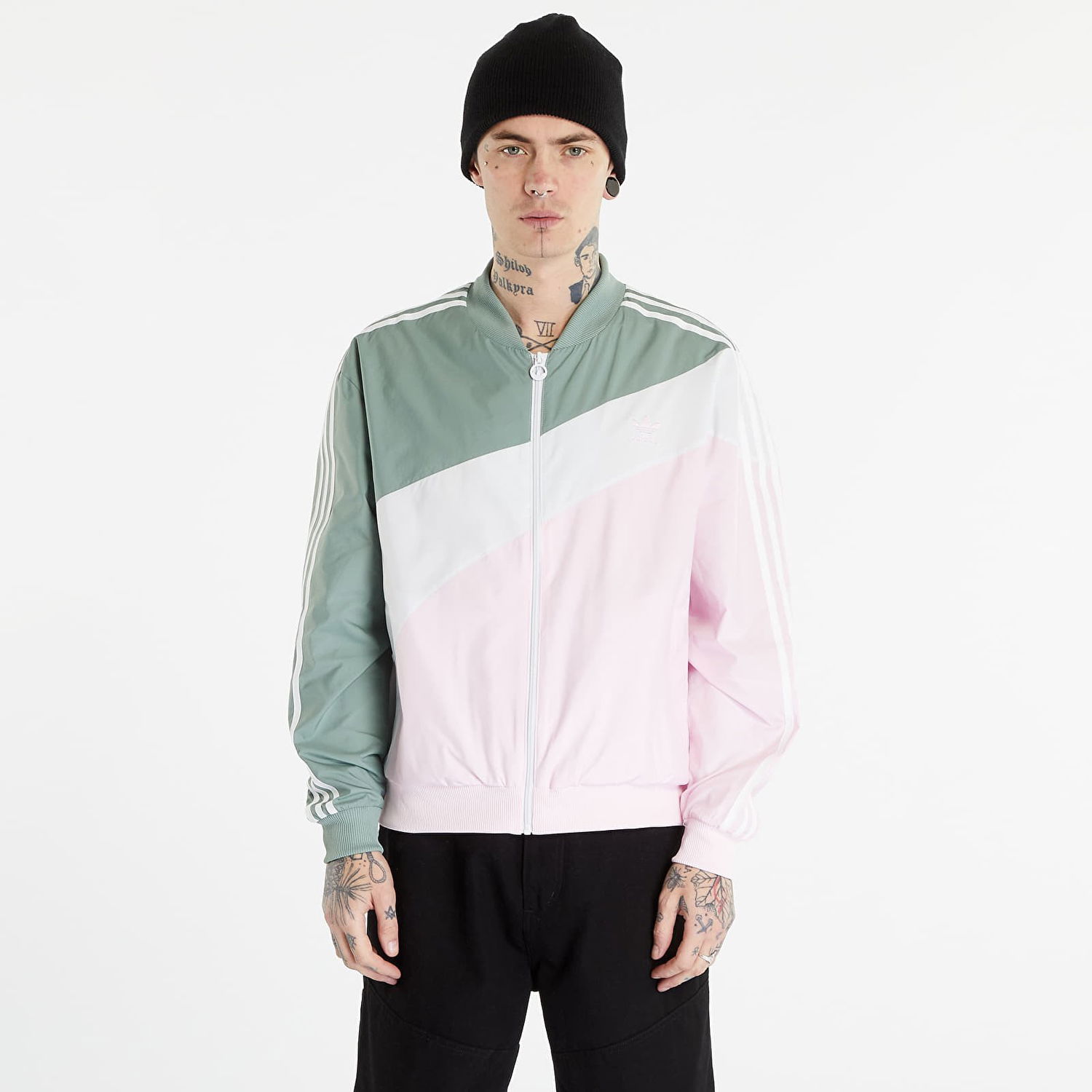 Takki adidas Originals Swirl Woven Track Jacket Vaaleanpunainen | IC5552, 0