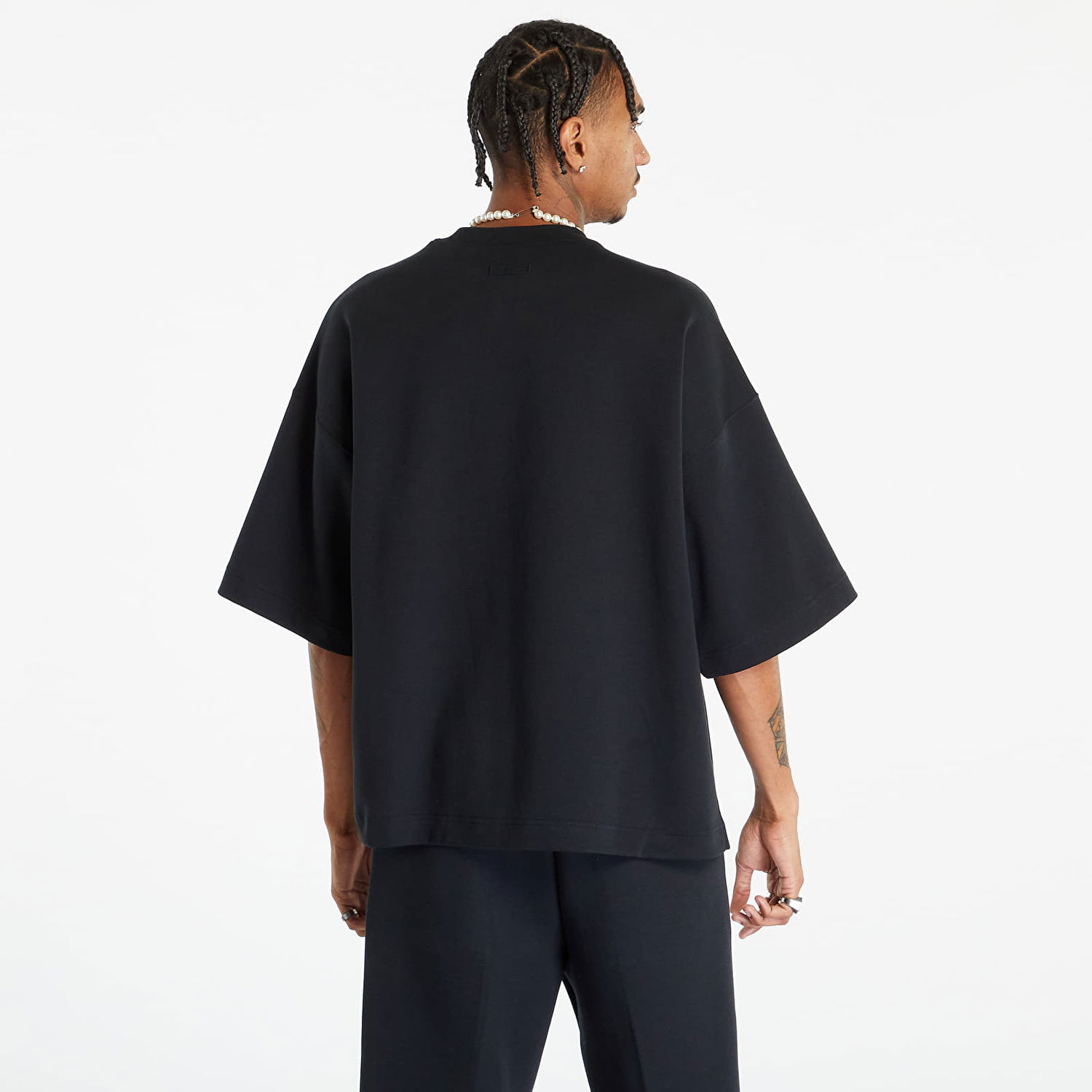 T-paita Nike Fleece Short-Sleeve Top Musta | FB8165-010, 1