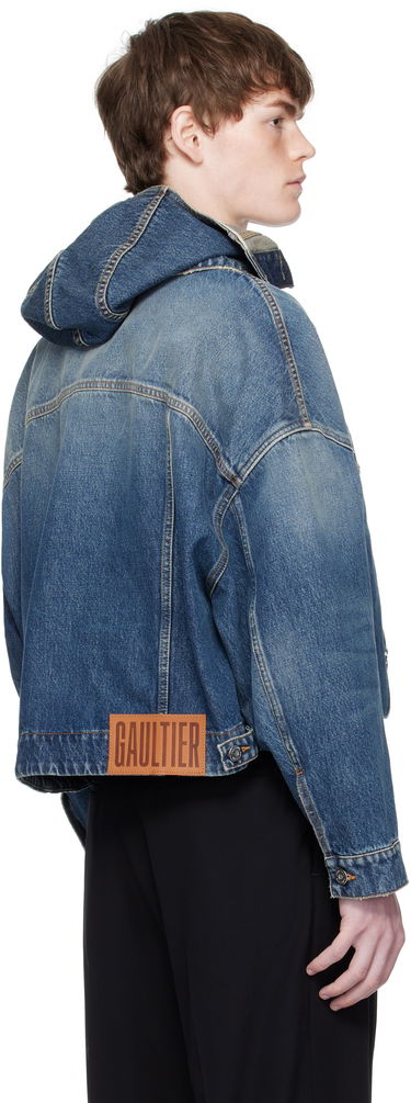 Takki Jean Paul Gaultier Jean Paul Gaultier 'The Double' Denim Jacket Sininen | 25/03-U-JA006-D024-57, 2