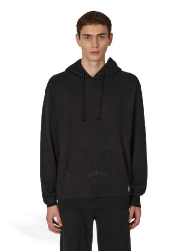 Huppari Mister Green World Peace Hemp Hooded Sweatshirt Musta | MGHEMPHOODIE 001