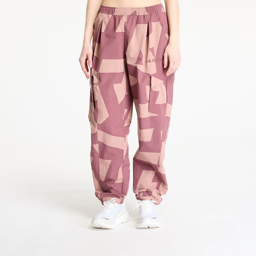 Cargo housut adidas Performance Terrex Xploric Printed Cargo Pants Violetti | JE9430