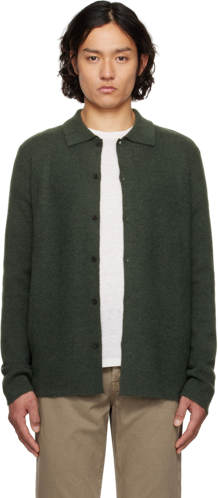 Villapaita The Row The Row Iverson Cardigan Vihreä | 874-Y363