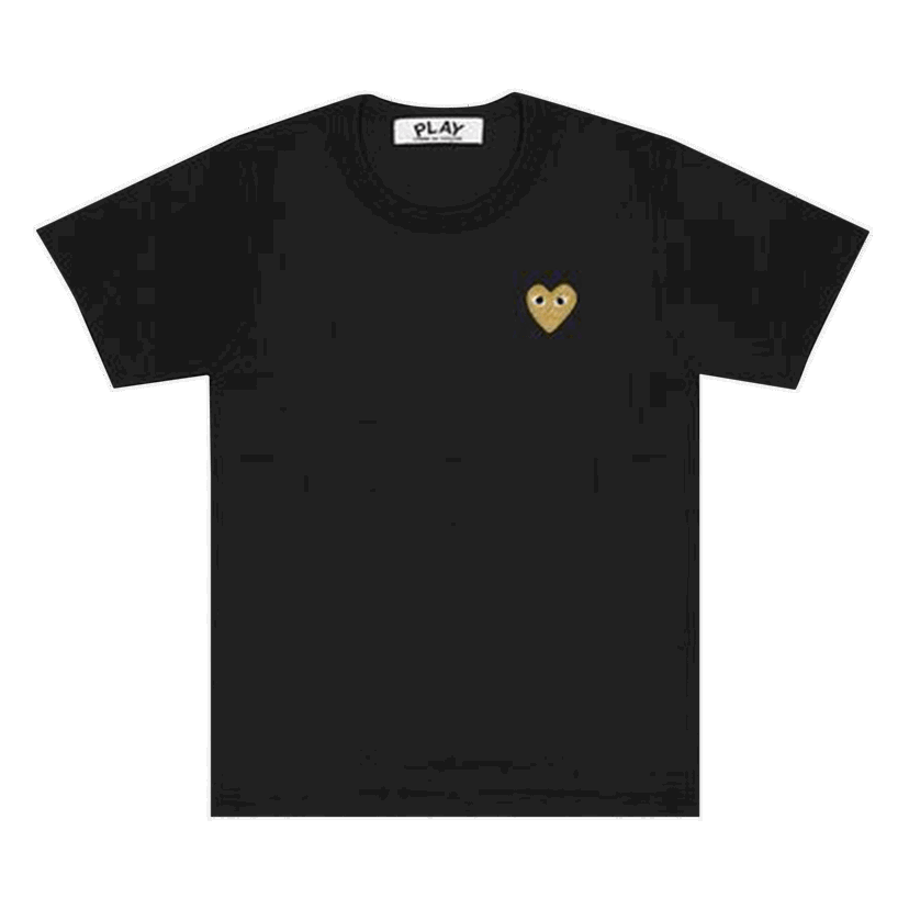 T-paita Comme des Garçons PLAY Small Heart T-Shirt Musta | AZ T304 051 1