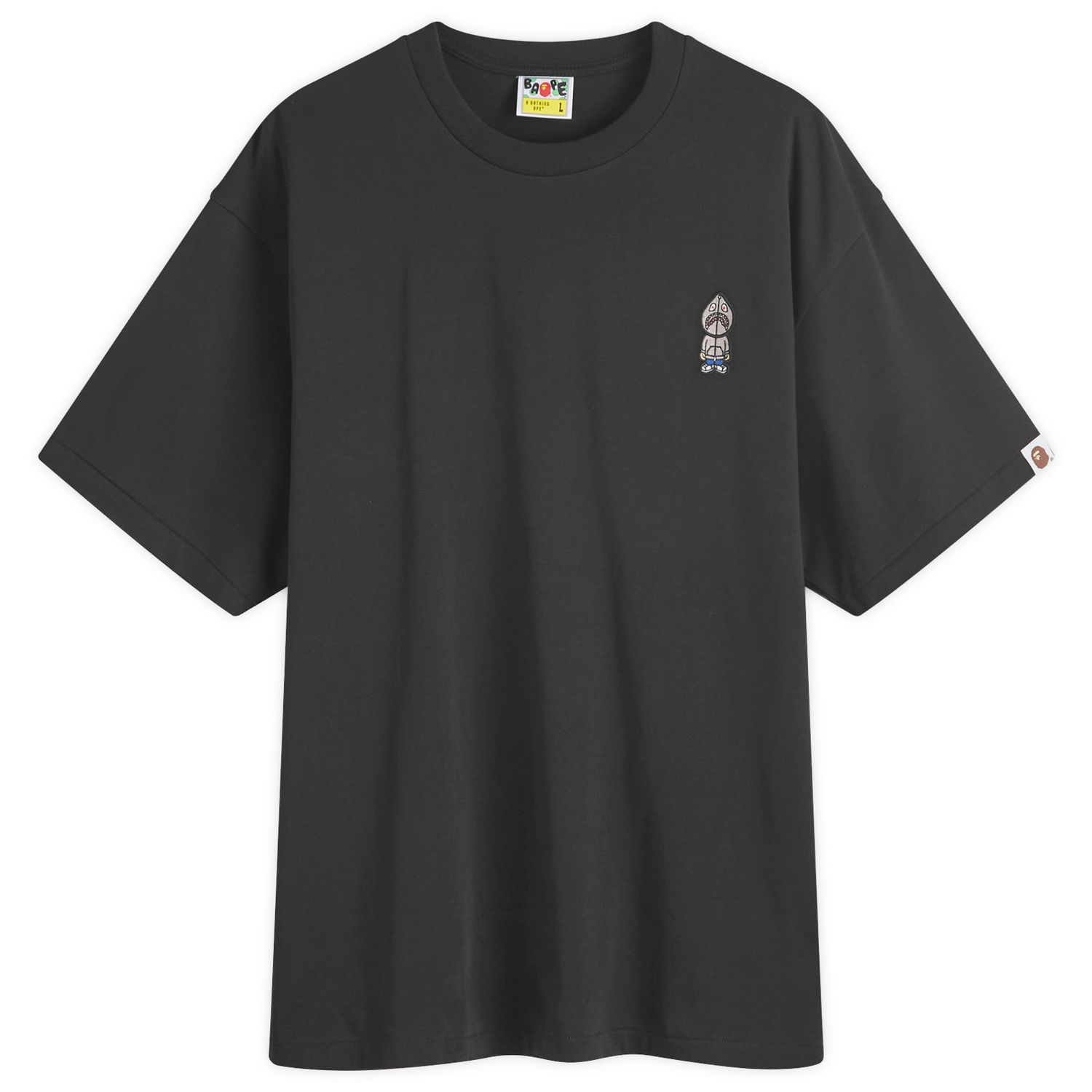 T-paita BAPE A Bathing Ape One Point Shark Sejin T-Shirt Musta | 001TEK301304M-BLK, 0