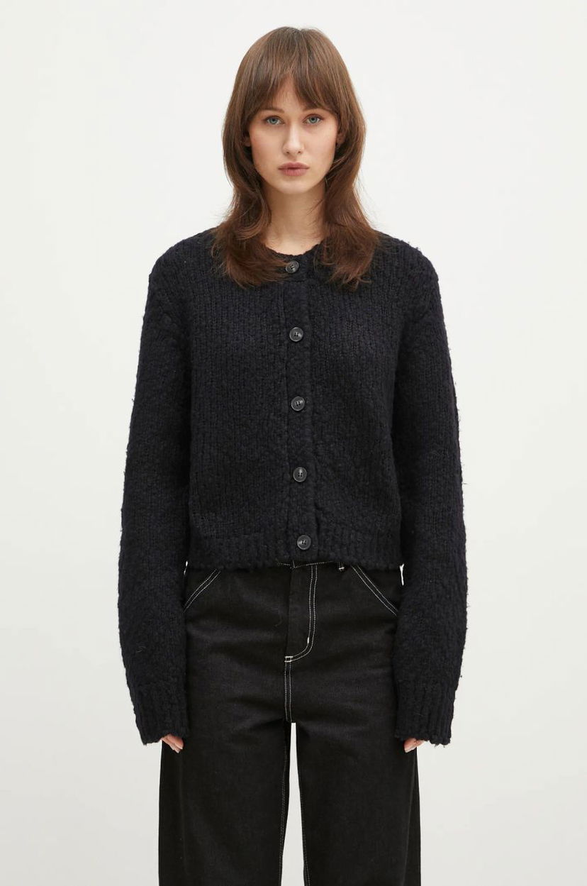 Villapaita Samsoe Samsoe Samsoe Samsoe Sameryem Wool Cardigan Musta | F24400084
