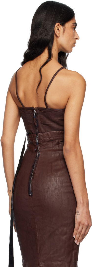 Mekko Rick Owens Rick Owens DRKSHDW Concordians Foil Denim Camisole Ruskea | DS02E7132 SDSW, 2
