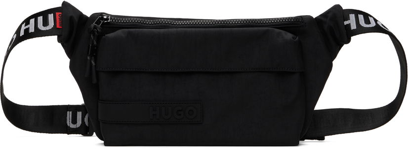 Vyötärölaukku BOSS Logo Patch Belt Bag Musta | 50541968