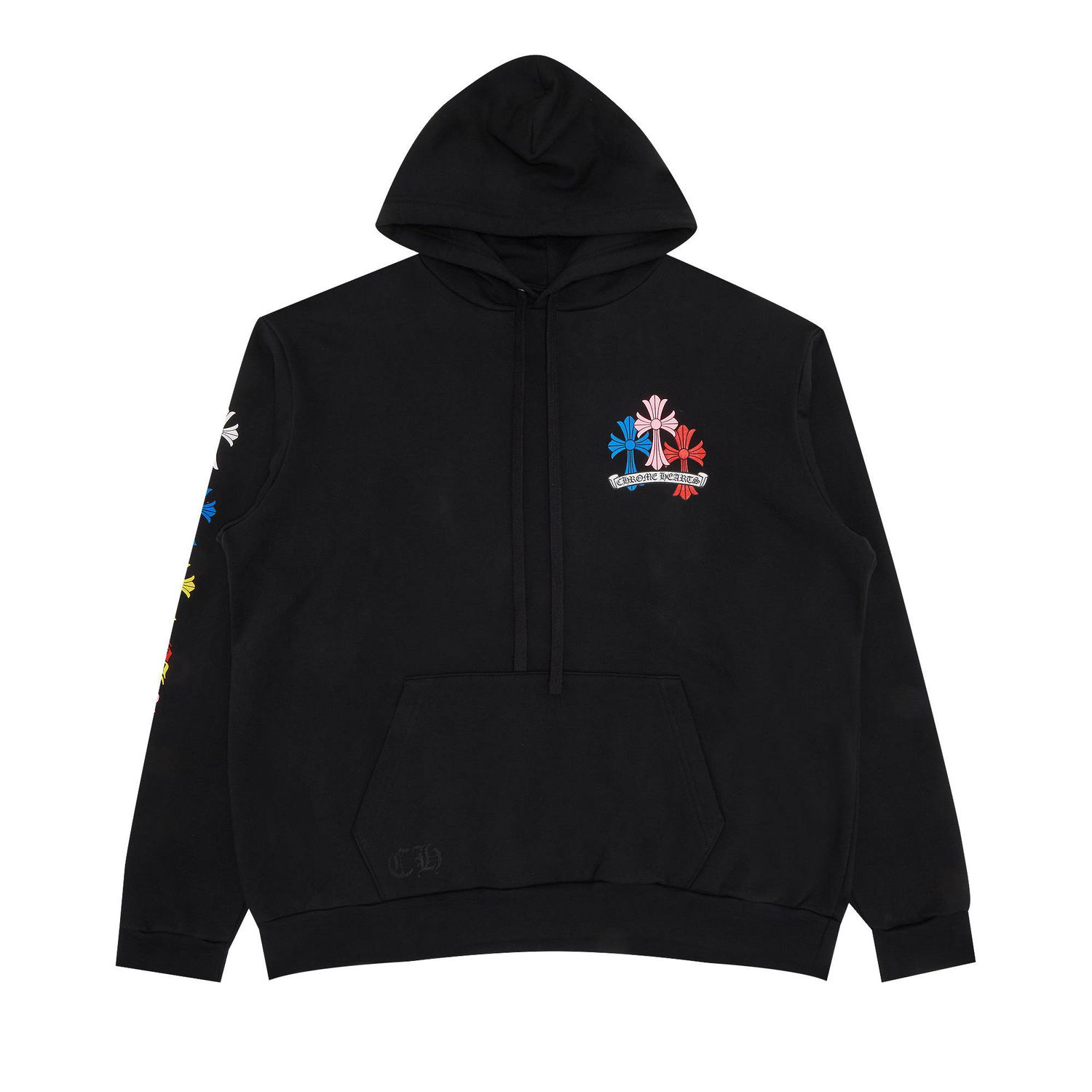Huppari Chrome Hearts Cross Hoodie Musta | 1383 100000106CH BKMC, 1