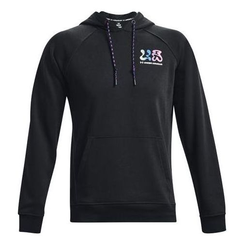Huppari Under Armour Men's Terry Hoodie Musta | 1373844-001, 0