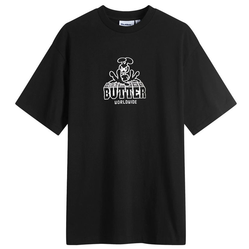 T-paita Butter Goods Alien Graphic Tee Musta | BG251103-BLK
