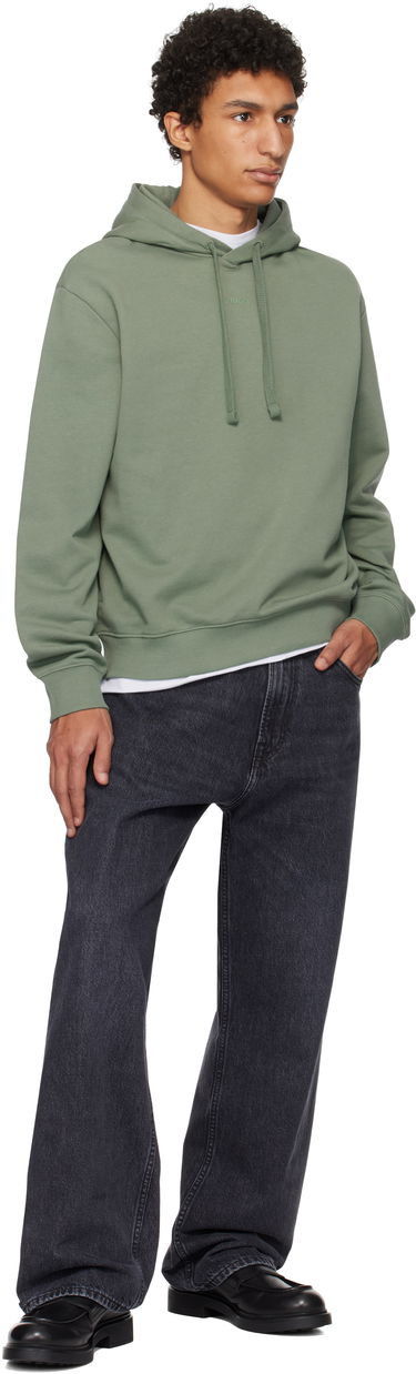 Huppari BOSS Contrast Logo Hoodie Musta | 50486478, 3