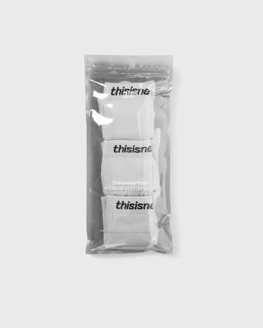 Sukat thisisneverthat SP-Logo Socks 3-Pack Valkoinen | TNCO0TUNSO01WHT, 1