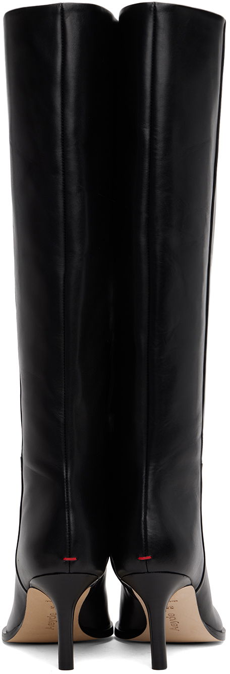 Vaatteet Aeyde Aeyde Tula Leather Tall Boots Musta | A11-KB-TULP75ST95-FW24-800-001, 1