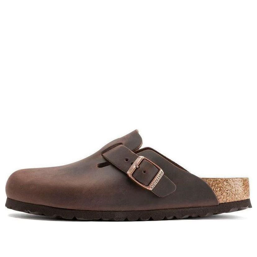 Tennarit ja kengät Birkenstock Boston Oiled Leather Clogs Ruskea | 0860133