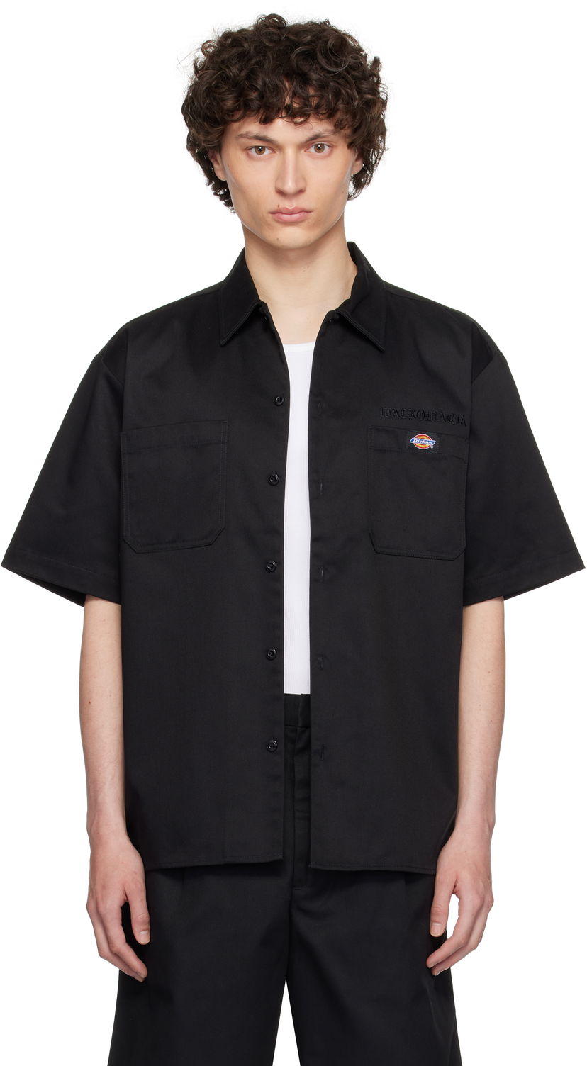 Paita WACKO MARIA WACKO MARIA x Dickies Edition Work Shirt Musta | 25SS-WMS-DC01
