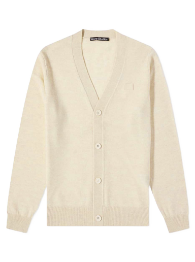 Villapaita Acne Studios Keve Face Cardigan Beige | C60038-633