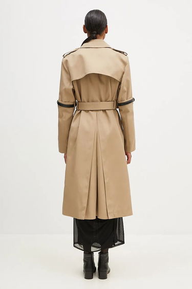 Trenssitakki Coperni Hybrid Trench Coat Beige | COPM21836, 2
