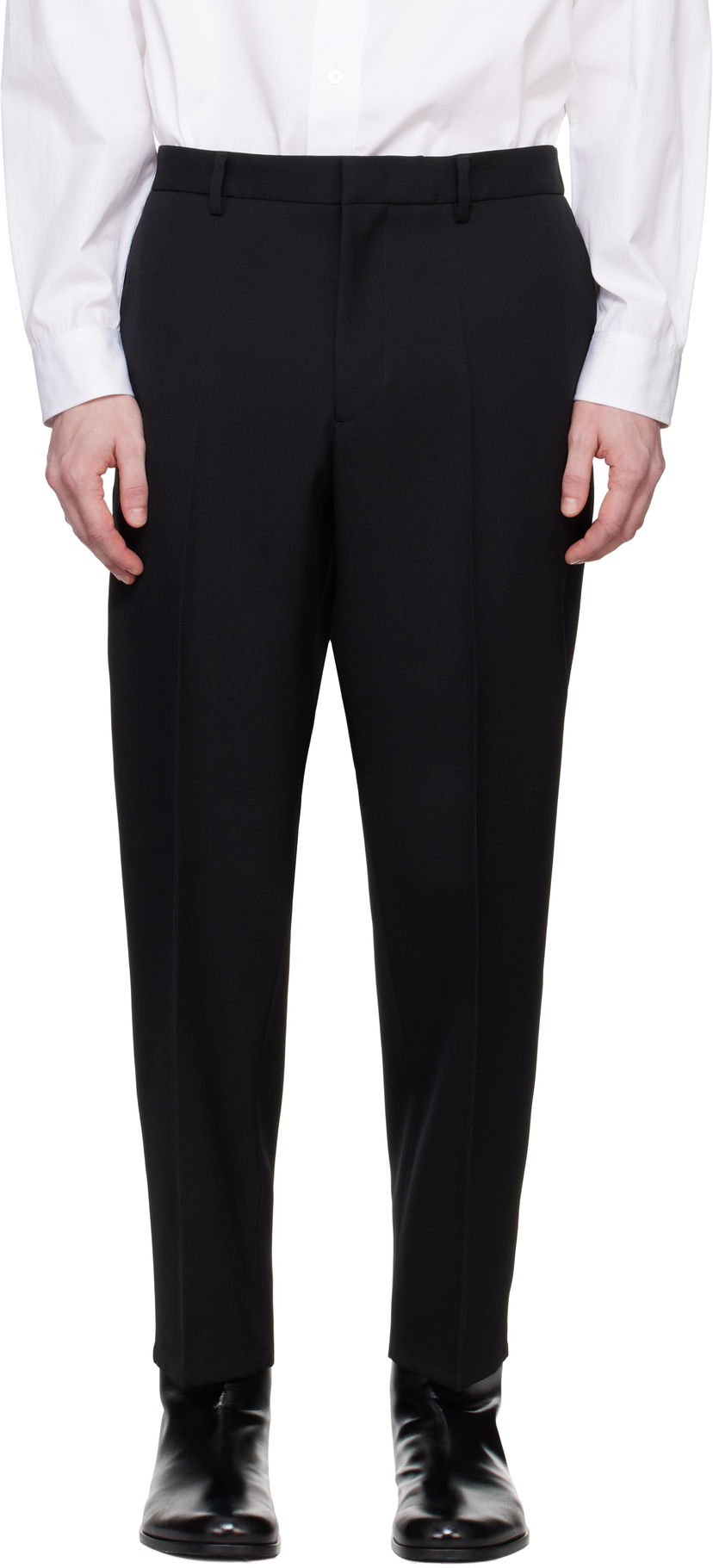 Housut Jil Sander Jil Sander Tapered Trousers Musta | J21KA0011_J40002
