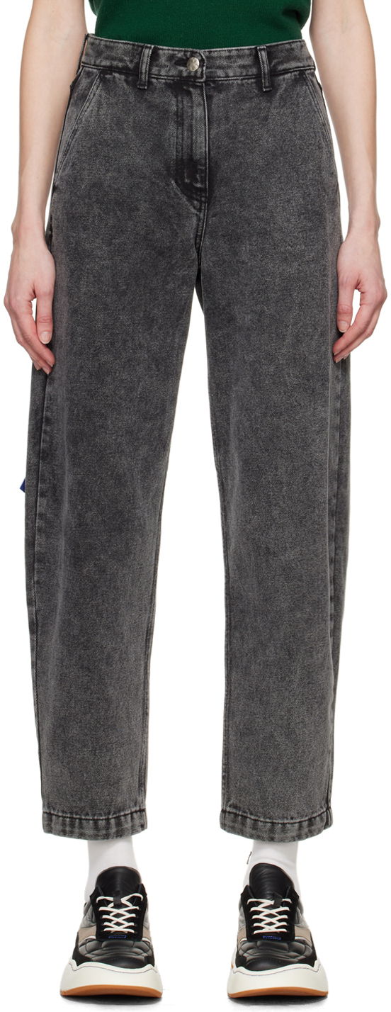 Jeans ADER ERROR Faded Denim Jeans Musta | BMSGFYJE0103BK