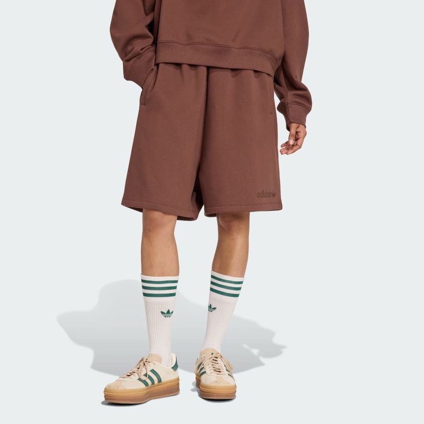 Shortsit adidas Performance Essentials Linear Oversized Shorts Ruskea | JW0997
