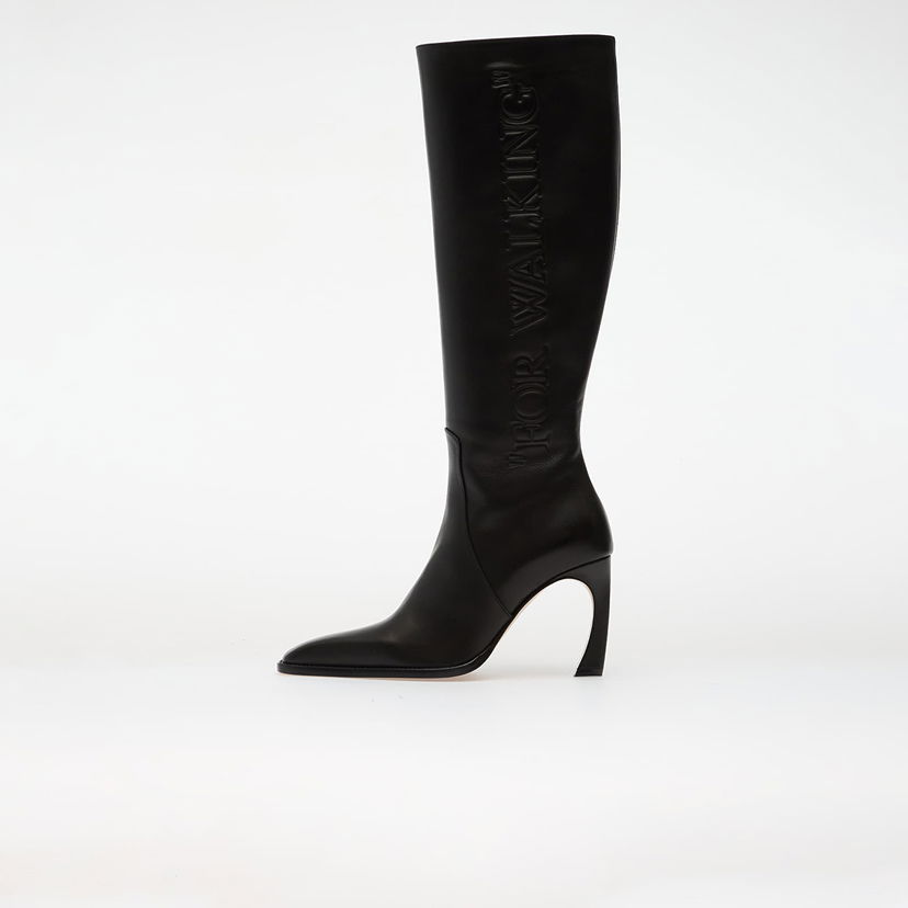 Tennarit ja kengät Off-White For Walking Loop Boot Black/ White Musta | OWIE04LF25LEA0011001