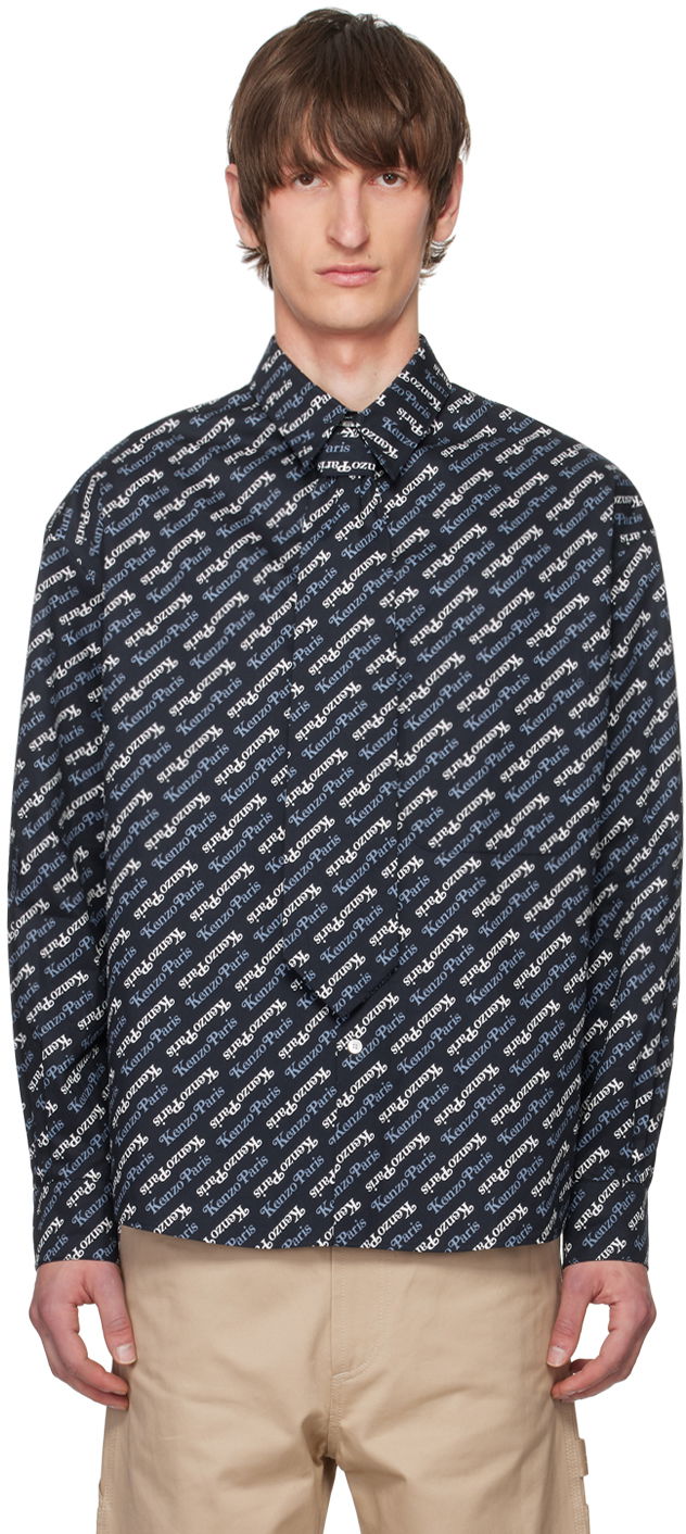 Paita KENZO Paris Verdy Edition Shirt Tummansininen | FE55CH4219P2
