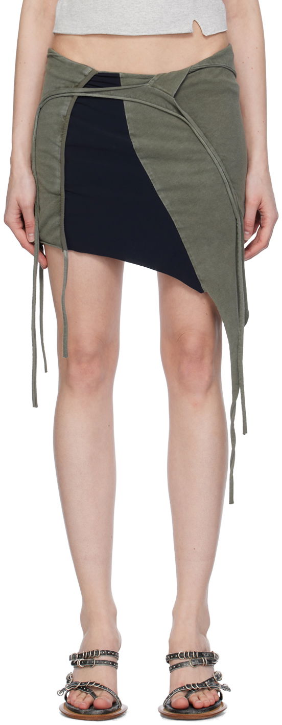 Hame Ottolinger Ottolinger Asymmetrical Miniskirt Musta | 405206