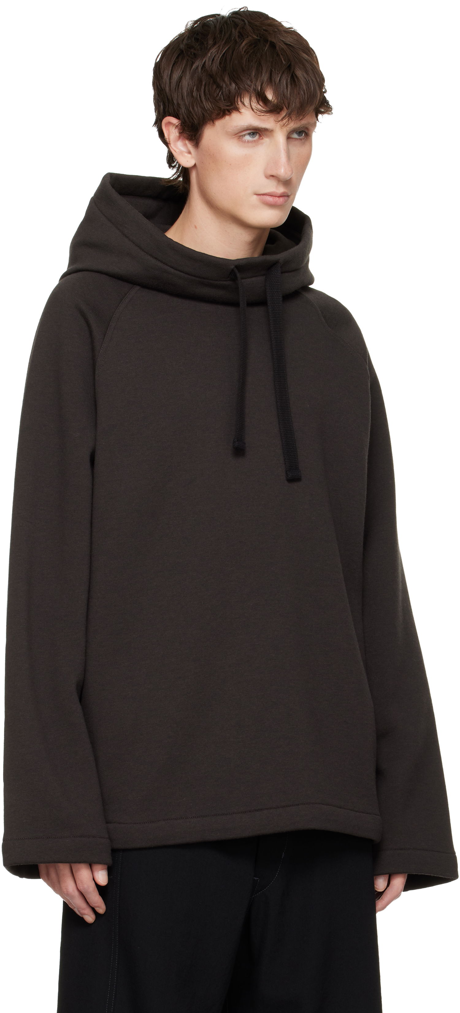 Huppari LEMAIRE Lemaire Hooded Top Ruskea | TO1453 LJ1047, 1