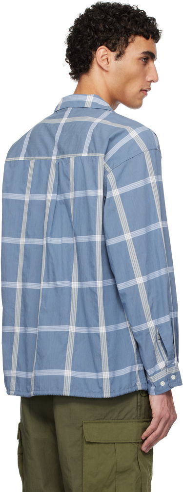 Paita NANAMICA nanamica Palaka Check Camp Collar Shirt Sininen | S25SG024U, 2