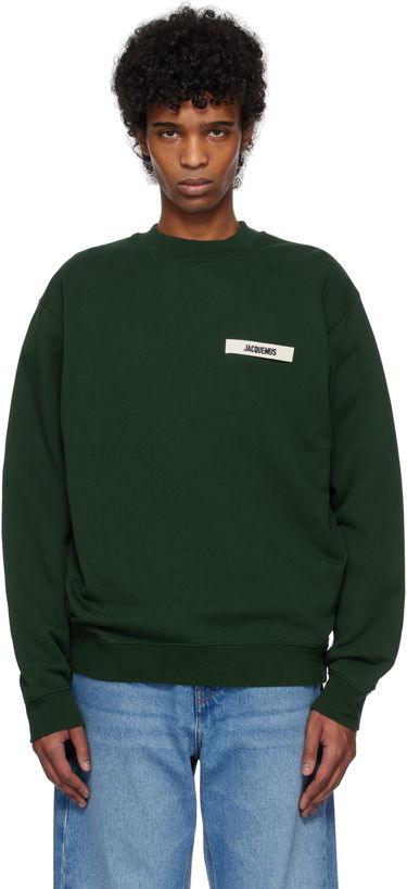 Huppari Jacquemus Les Classiques 'Le Sweatshirt Gros Grain' Sweatshirt Beige | 24E245JS206-2036, 4