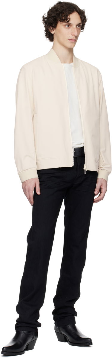 Bomber-takki BOSS Performance-Stretch Water-Repellent Jacket Valkoinen | 50545795, 3