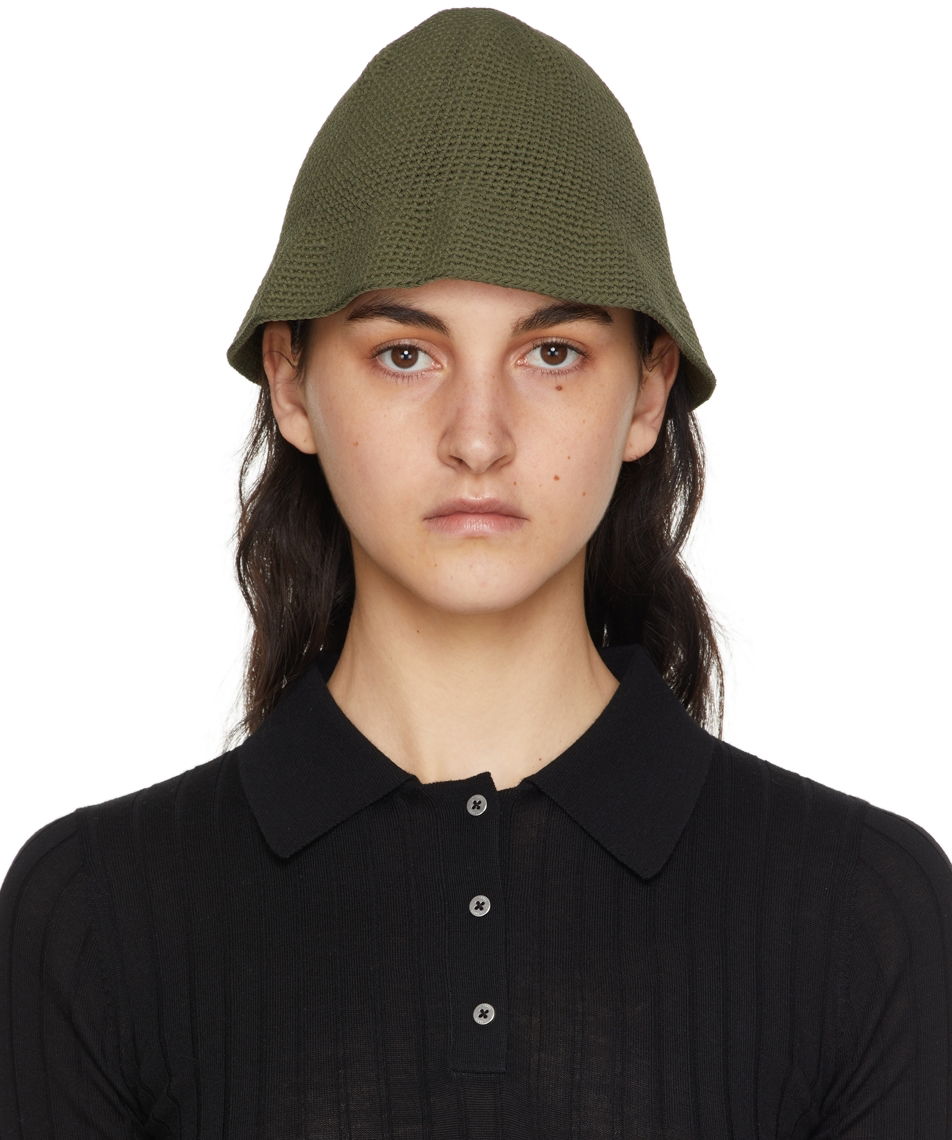 Hattu Dion Lee Crocheted Bucket Hat Vihreä | C8016S22, 0