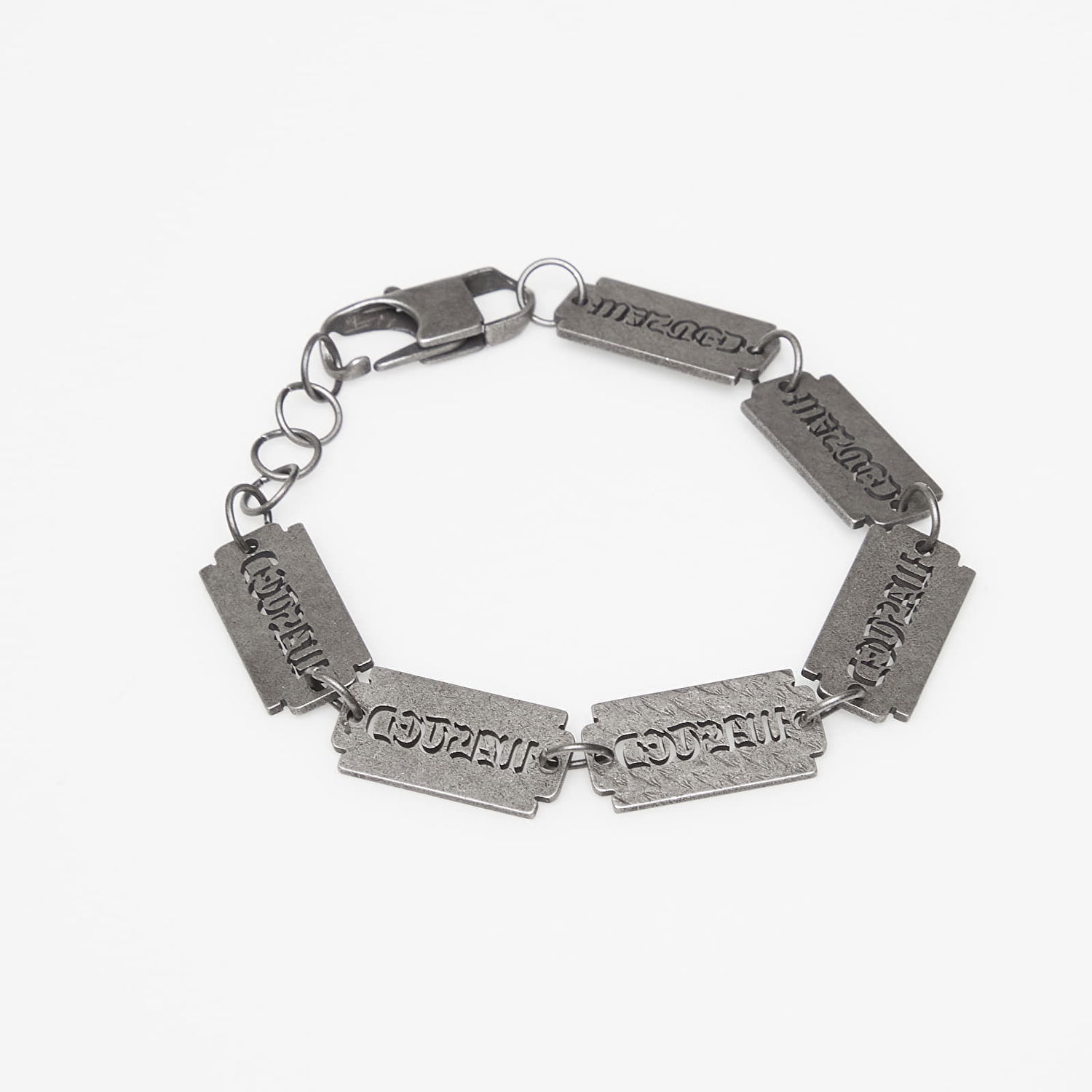Rannerengas Wasted Paris Wasted U Sharp Razor Blade Bracelet Harmaa | WP_000312, 1
