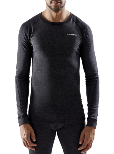T-paita Craft Core Wool Merino Tee Musta | 1911546-998000