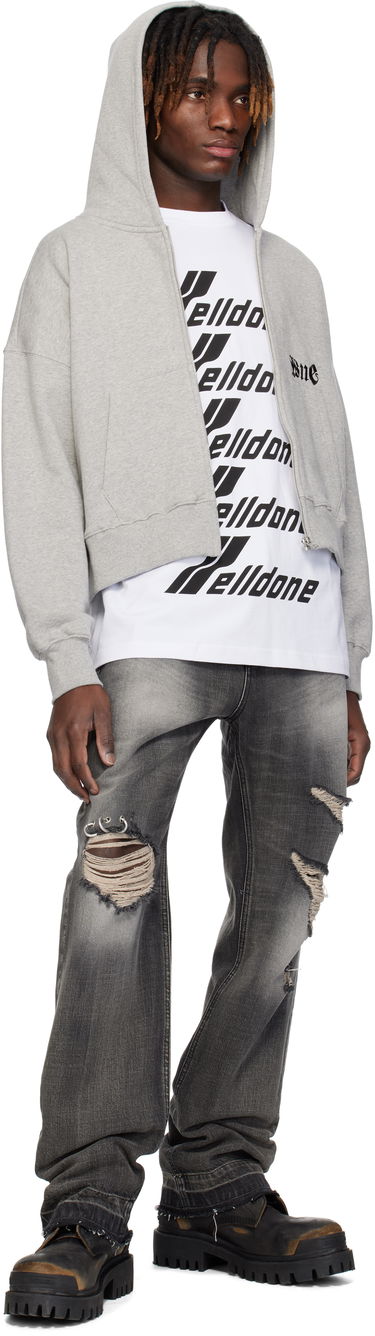 Jeans We11done We11done Distressed Jeans Harmaa | WD-DP0-25-333-M-BK, 3