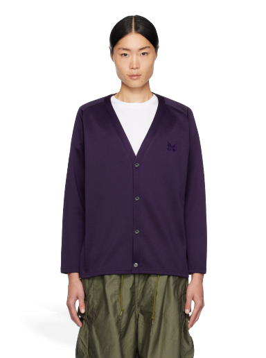 Villapaita Needles V-Neck Cardigan Violetti | NS257