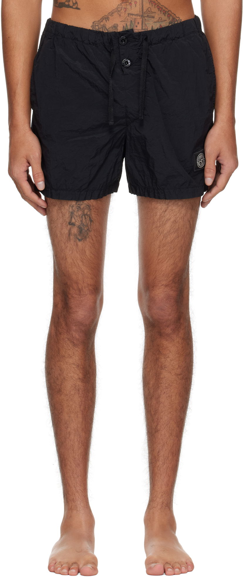 Uimapuvut Stone Island Stone Island Nylon Metal Swim Shorts Musta | K1S15B100006S0043