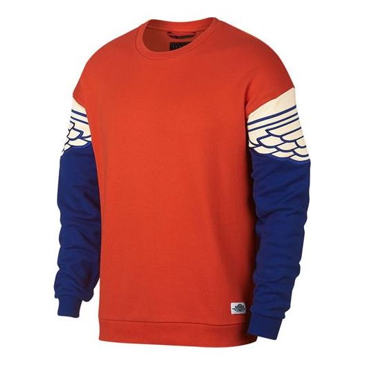 Villapaita Jordan Jordan Wings Pattern Pullover Oranssi | AO0427-891