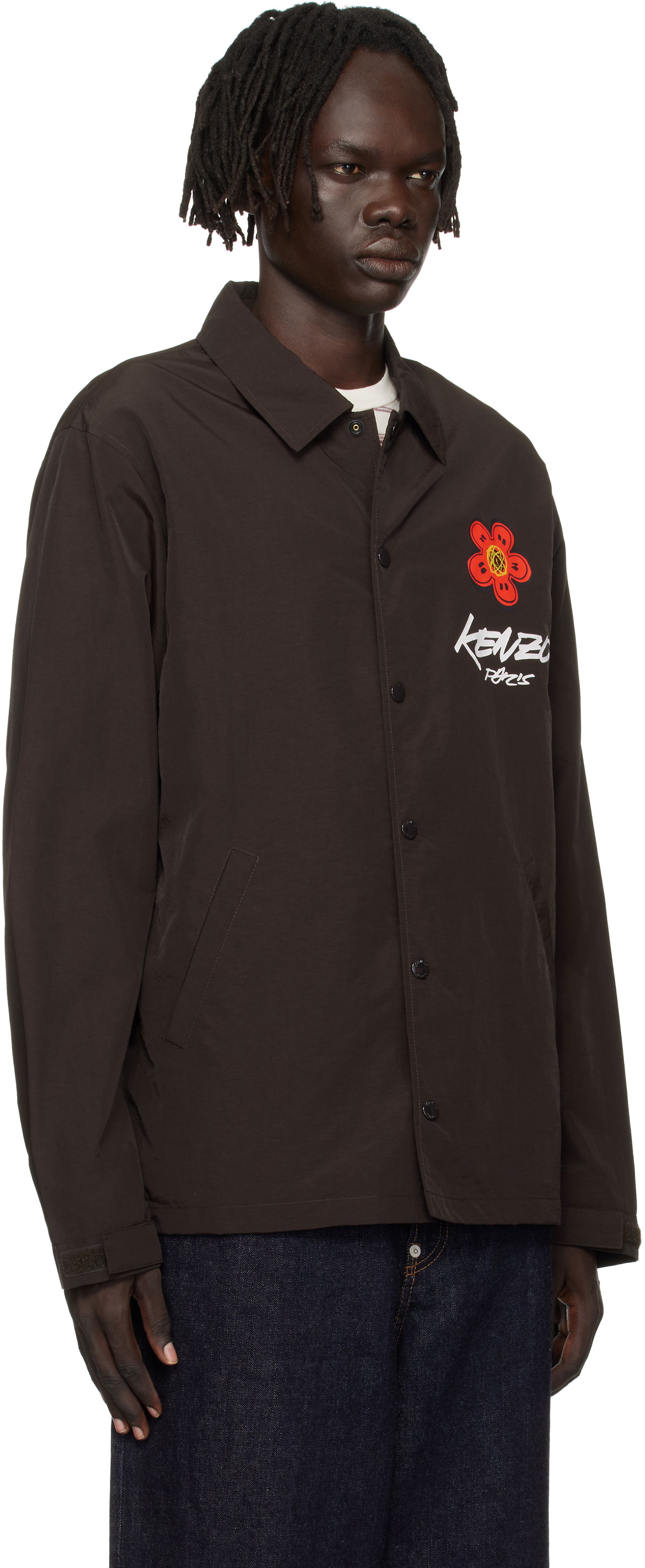 Takki KENZO Kenzo Paris Futura 2000 Edition Coach Jacket Ruskea | FF65BL0619NT, 1