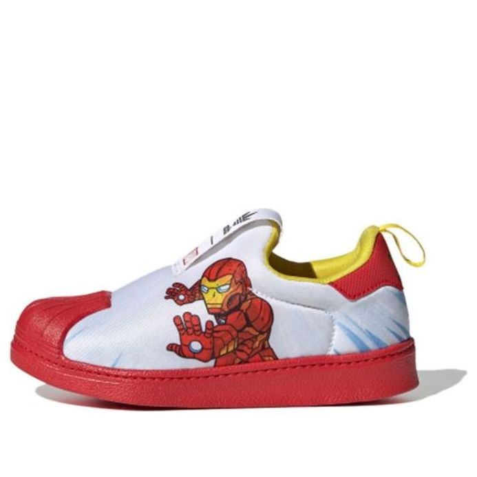 Vaatteet adidas Originals Marvel x Superstar 360 Iron Man Valkoinen | FX4880