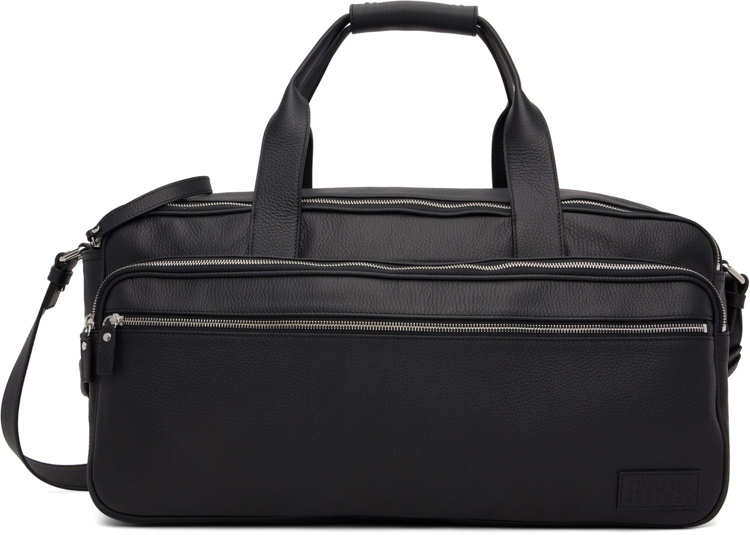Matkalaukku Maison Margiela MM6 Maison Margiela Leather Travel Duffle Musta | SB6WI0006 P8326, 0