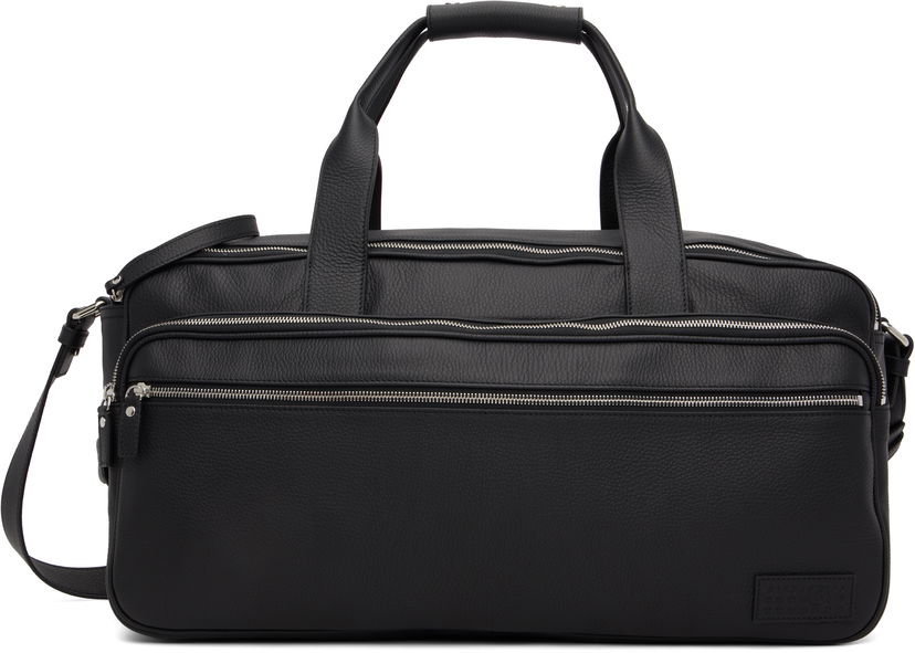 Matkalaukku Maison Margiela MM6 Maison Margiela Leather Travel Duffle Musta | SB6WI0006 P8326