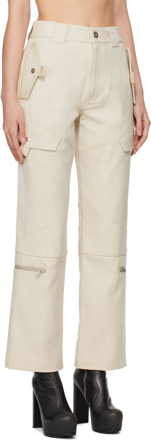 Cargo housut Dion Lee Tactical Cargo Pants Beige | C2179PS24, 1