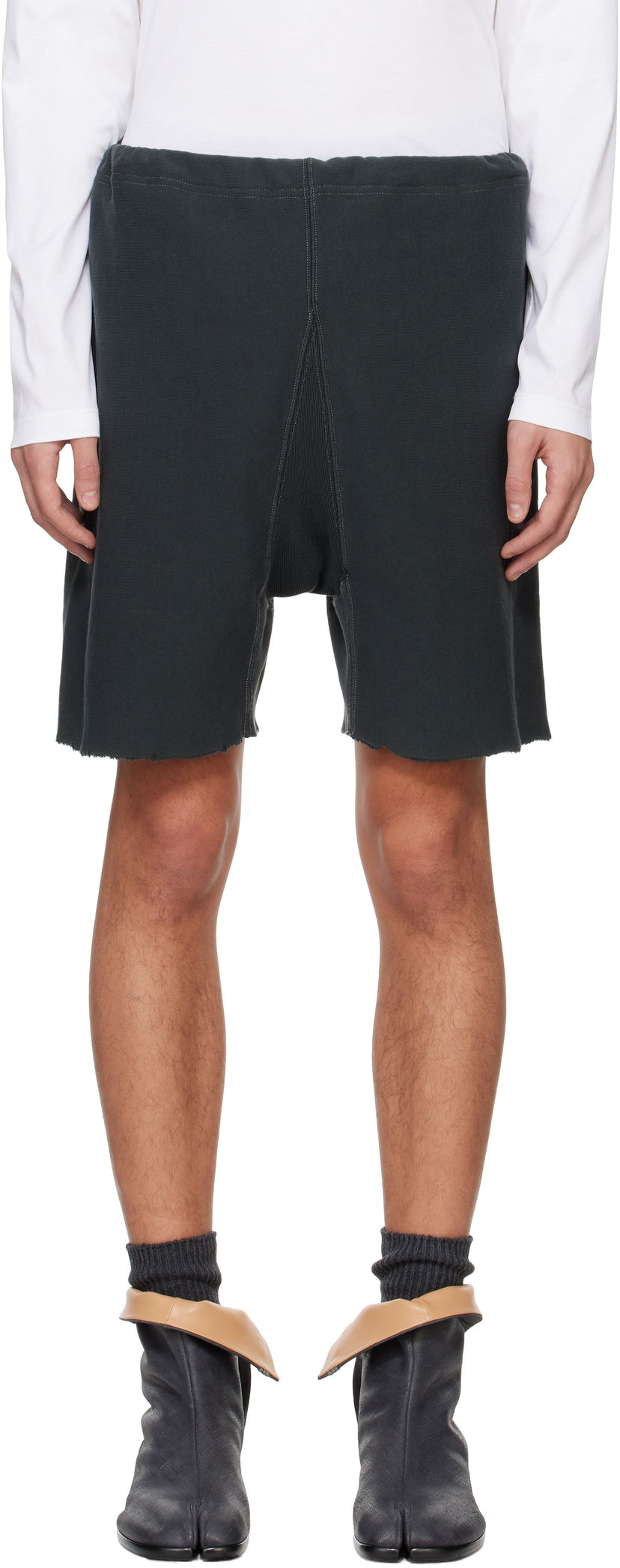 Shortsit Maison Margiela Maison Margiela Raw Edge Shorts Vihreä | S50MU0085 M25019