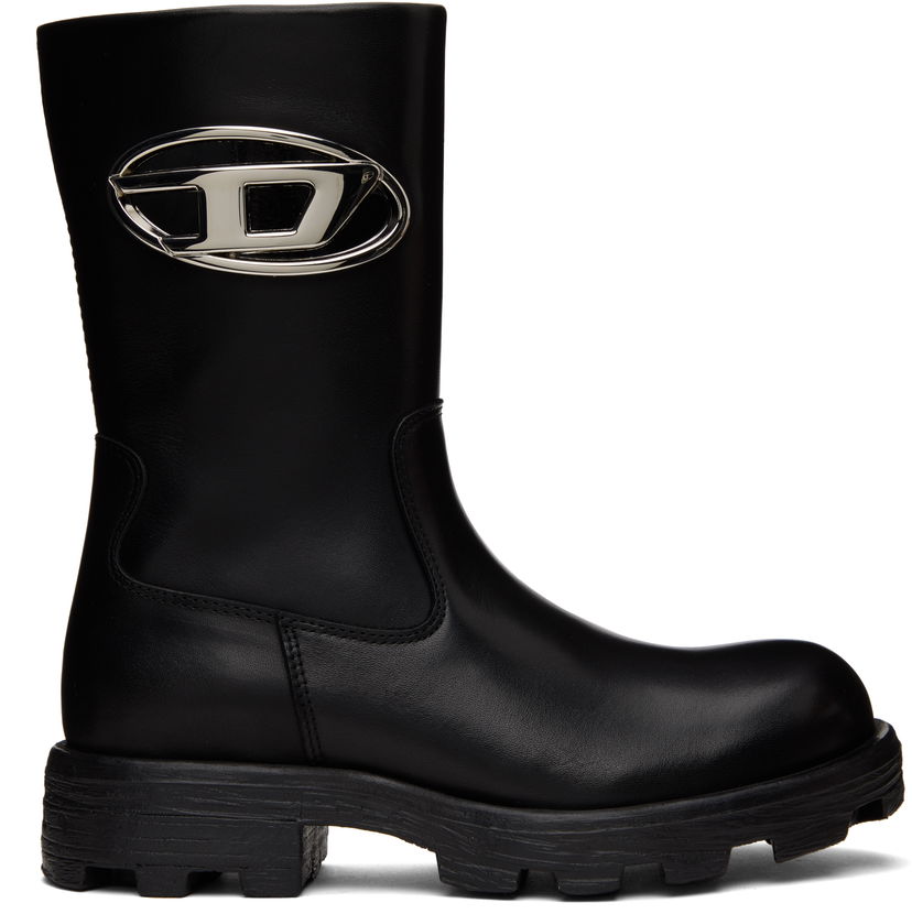 Tennarit ja kengät Diesel D-Hammer Bkr D W Logo Boots Musta | Y03692 P4471