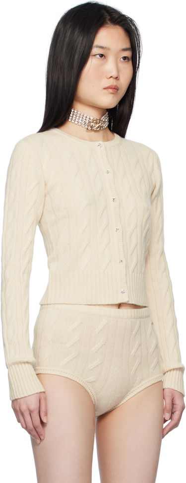 Villapaita Blumarine Blumarine Wool & Cashmere Knit Cardigan Vaaleanpunainen | P522M570A, 4