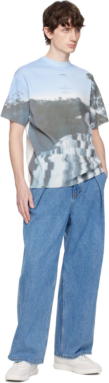 T-paita ADER ERROR ADER error Half S Pull-Over Graphic T-Shirt Sininen | BO01SSKT0503BL, 3